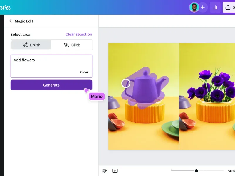 Customize Your Results on Canva AI
