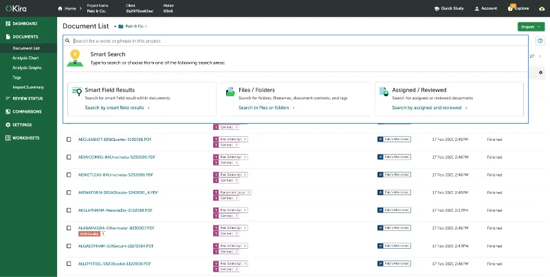 Harvey AI Review - Kira Systems